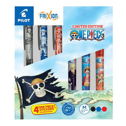 Coffret Collection ONE PIECE 6 stylos rollers FriXion + Stickers