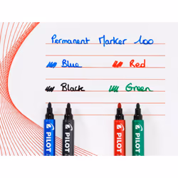 Pilot 100 marqueur indélébile Pointe ogive Noir 20 pièce(s) - Vue supplémentaire 4
