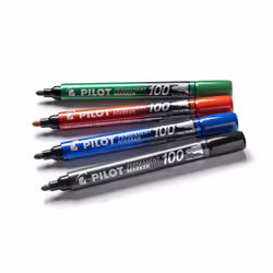 Pilot 100 marqueur indélébile Pointe ogive Noir 20 pièce(s) - Vue supplémentaire 5
