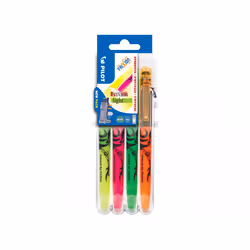 Pilot FriXion Light, Clip, Vert, Orange, Rose, Jaune, 4 pièce(s)