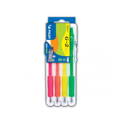 Pilot G Vert, Orange, Rose, Jaune