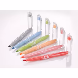 Pilot FriXion Light Natural Colors marqueur 6 pièce(s) Pointe biseautée Bleu, Gris, Vert clair, Orange, Rose, Rouge