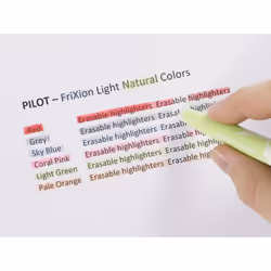 Pilot FriXion Light Natural Colors marqueur 6 pièce(s) Pointe biseautée Bleu, Gris, Vert clair, Orange, Rose, Rouge - Vue supplémentaire 4