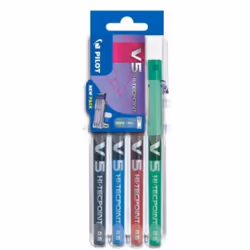 Pilot 011689, Stylo à bille, Multicolore, Couleurs assorties, 0,5 mm, 4 pièce(s)