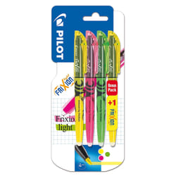Pilot FriXion Light marqueur 4 pièce(s) Pointe biseautée Vert, Rose, Jaune