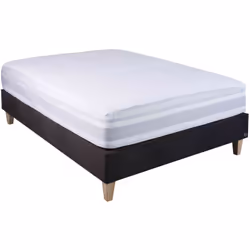 Protège matelas Simmons Palerme imperméable : - Imperméable, léger, souple et silencieux - Face dormeur : 100% coton 220g/m²  ...