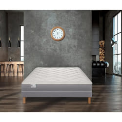 Matelas L ADORABLE 160x200, ressort ensachés, ferme, H23