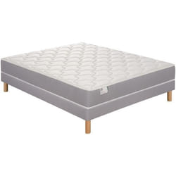 Ens L OPTIMAL 140x190 matelas H22 ressort ensachés, ferme, sommier