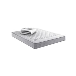 Matelas INITIAL 140x200, ressorts ensachés, ferme, H23 + COUETTE 240x220