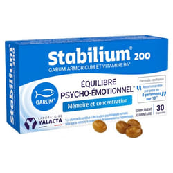 Laboratoire Yalacta Stabilium 200 Équilibre Psycho-Émotionnel 30 Capsules