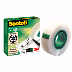 Scotch 8101933, 33 m, Transparent, Carton, Papier, Plastique, Bois, CE, 19 mm, 1 pièce(s)