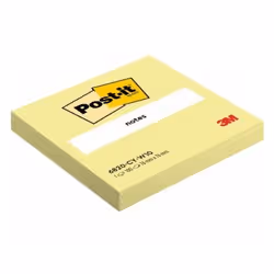 Post-It 6820-CY-W10 Carré Jaune 100 feuilles Auto-adhésif - Vue supplémentaire 2