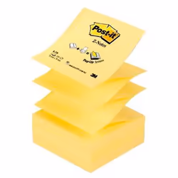 Post-It R-330, Carré, Jaune, 76 mm, 76 mm