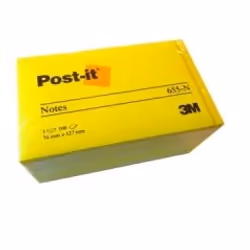 Post-It 655-NY, Jaune, 127 mm, 76 mm, 600 pièce(s)