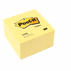 Post-It 636-B, Carré, Jaune, Papier, 76 mm, 76 mm, 450 feuilles