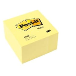 Post-It 636-B Carré Jaune 450 feuilles Auto-adhésif