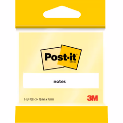 Post-It 6820 Carré Jaune 100 feuilles Auto-adhésif