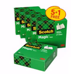 Scotch 7100054673 33 m Acrylique Transparent 6 pièce(s)
