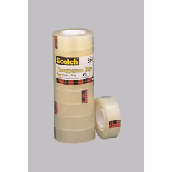 Scotch 7100029315, Transparent, Polypropylène (PP), 8 pièce(s), 33 m, 1,9 cm