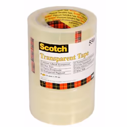 Scotch 7100194348, 66 m, Transparent, Acrylique, Polypropylène (PP), 2,54 cm, 19 mm, 8 pièce(s)