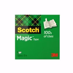 Scotch 7100069922, 10 m, Transparent, Acrylique, Papier, 19 mm, 0,06 mm