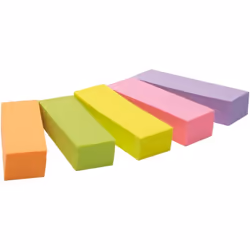 3M 670-5, Rectangle, Multicolore, CE, 15 mm, 50 mm, 100 feuilles