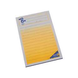 3M Post-it 152 x 102mm (12 x 50), Rectangle, Bleu, Blanc, Jaune, Papier, 102 mm, 149 mm, 50 feuilles