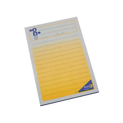 3M 152 x 102mm (12 x 50) Post-it Rectangle Bleu, Blanc, Jaune 50 feuilles Auto-adhésif