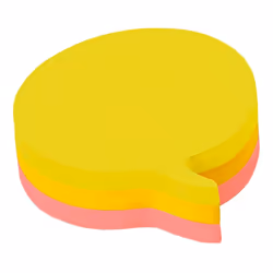 Post-It 7100172405, Autres, Orange, Rose, Jaune, Papier, 70 mm, 70 mm, 76 feuilles