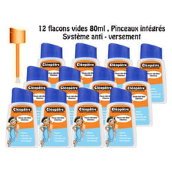Cleopatre FL110PX12 pot de peinture à l'eau Bleu, Orange