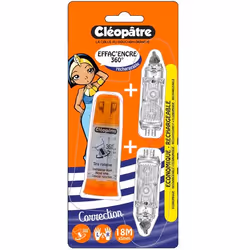 Cleopatre BLEE360+2REFILLS, Orange, Transparent, Blanc, Ampoule