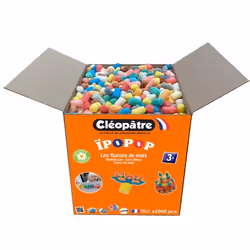 Cleopatre IPOPOP-2000, Potato / corn starch blocks, Multicolore, Enfant, 2000 pièce(s), 3 an(s), France