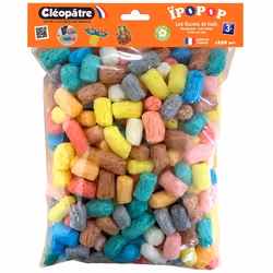 Cleopatre IPOPOP-250, Potato / corn starch blocks, Multicolore, Enfant, 250 pièce(s), Sachet, 3 an(s)