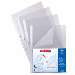 Viquel 011416, A4, Transparent, Polypropylène (PP), 10 pièce(s)