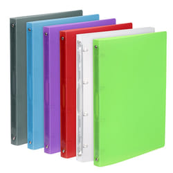 Viquel 020983 classeur à anneaux A4 Bleu, Vert, Gris, Rouge, Transparent, Violet