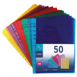 Viquel 106050 06 protecteur de feuilles 210 x 297 mm (A4) Polypropylène (PP) 50 pièce(s)