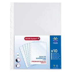 Viquel 115010 protecteur de feuilles A4 Polypropylène (PP) 10 pièce(s)