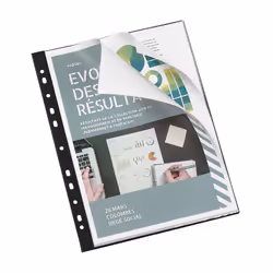 Viquel 116305, Noir, Polypropylène (PP), A4, 20 pochettes, 1 pièce(s)