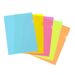 Viquel 138731 Polypropylène (PP) Couleurs assorties, Bleu, Vert, Orange, Rose, Jaune A4