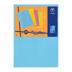 Viquel 138731 Polypropylène (PP) Couleurs assorties, Bleu, Vert, Orange, Rose, Jaune A4