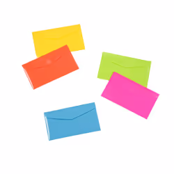 Viquel 170731, Envelope folder, Polypropylène (PP), Couleurs assorties, Bleu, Vert, Rose, Rouge, Jaune, Paysage, Velcro, 220  ...