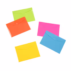 Viquel 176731, Envelope folder, A4, Polypropylène (PP), Couleurs assorties, Bleu, Vert, Rose, Rouge, Jaune, Paysage, Velcro