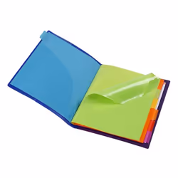 Viquel 495731-05 intercalaire de classement Dossier manila Polypropylène (PP) Bleu, Vert, Orange, Rose, Rose, Jaune