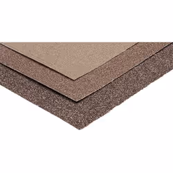 3 feuilles papier à poncer corindon 230x280mm Fin (grain 120)