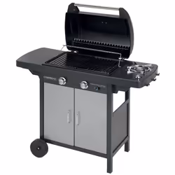 Campingaz 2 Series Classic EXS Vario Barbecue Ensemble de cuisson Gaz Noir, Gris 9600 W