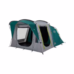 Coleman Oak Canyon 4, camping, Cadre rigide, Tente tunnel, 4 personne(s), Toile de sol, Vert, Gris