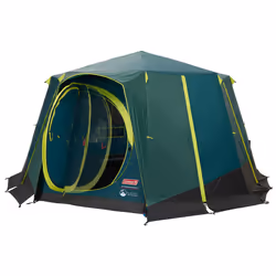 Coleman Octagon, camping, Cadre rigide, 8 personne(s), 15,7 m², 20,6 kg, Vert, Jaune