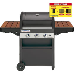 Barbecue à gaz 3 Series Classic WLD avec plancha