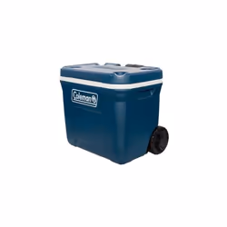 Coleman 50QT Xtreme™ Wheeled Cooler, Bleu, Plastique, Polyuréthane (PU), Noir, 47 L, 113 kg