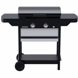 Barbecue ? gaz plancha EX Plus.-Puissance : 7 500 W.-Surface cuisine : 2 800 cm?.-2 br?leurs en acier aluminis?.-Allumage Pie ...